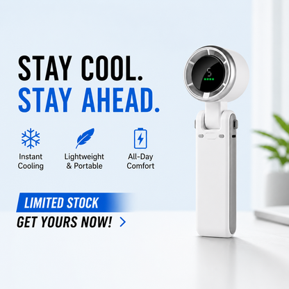 Pocket Sized AC Level Fan